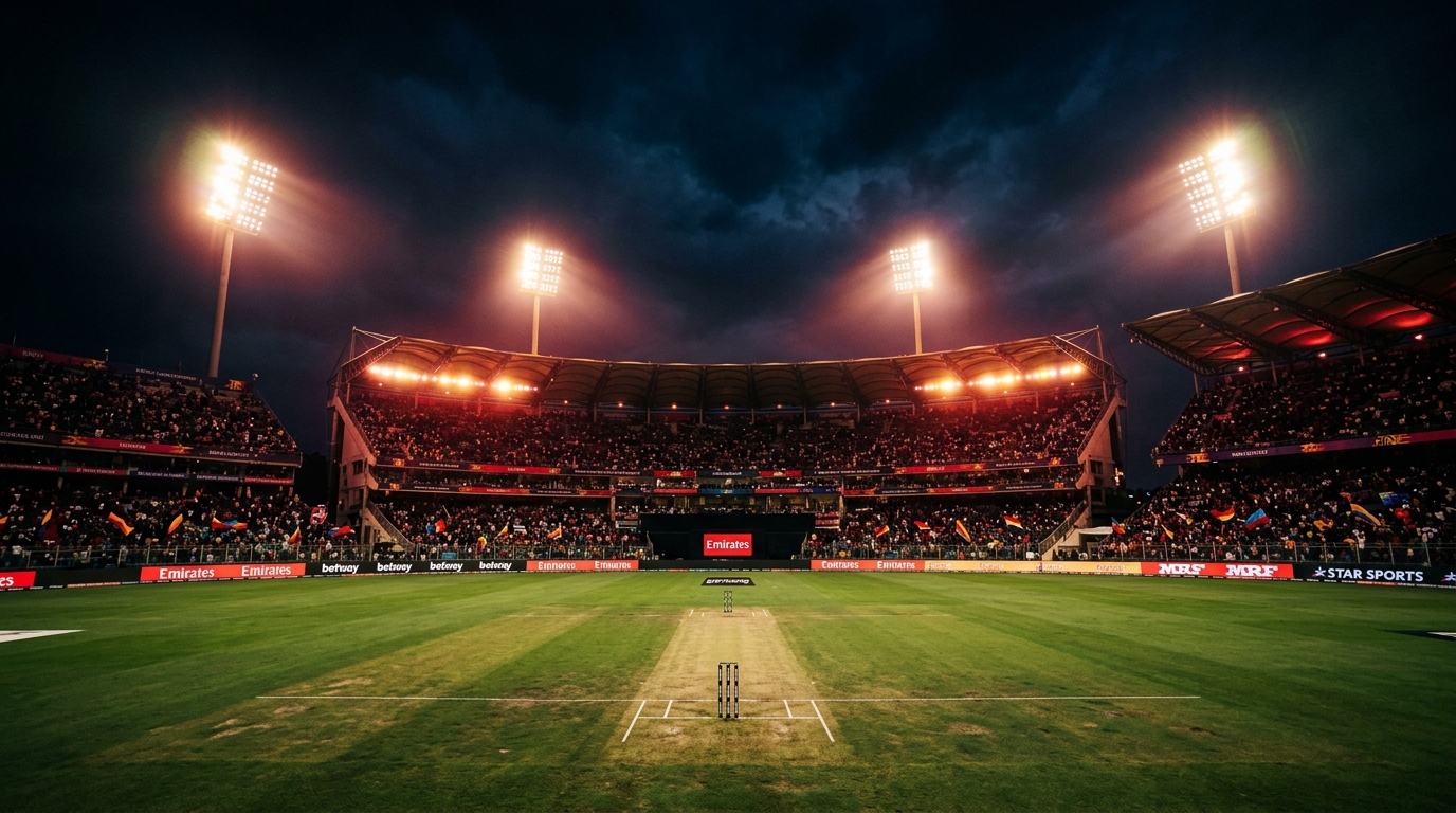 Cricket stadium arena at the Drakon Challenge